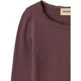 Wheat Fudge Rib Bluse Reese