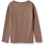 Wheat Toffee Brown Bluse Ida