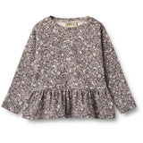 Wheat Purple Stone Flowers Bluse Carolina