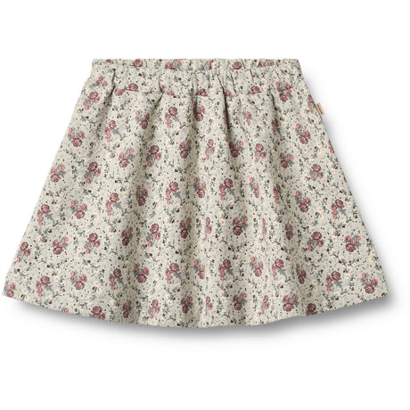 Wheat Slightly Green Flowers Sweat Skjørt Manuella