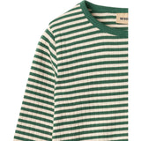 Wheat Green Stripe Bluse Stig