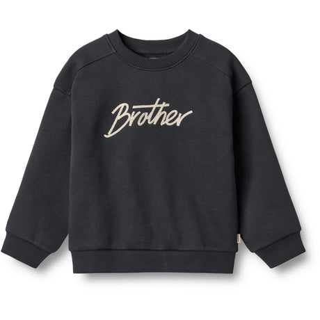 Wheat Navy Collegegenser L/S Sander