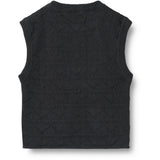 Wheat Navy Strikk Vest Bobby