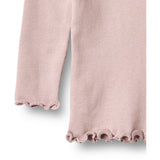 Wheat Soft Lilac Rib Bluse Reese