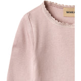 Wheat Soft Lilac Rib Bluse Reese
