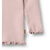 Wheat Soft Lilac Rib Bluse Reese