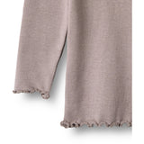 Wheat Dusty Purple Rib Bluse Reese