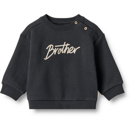 Wheat Navy Collegegenser L/S Sander