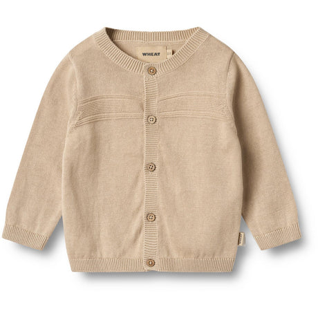 Wheat Warm Sand Strikk Cardigan Sofus