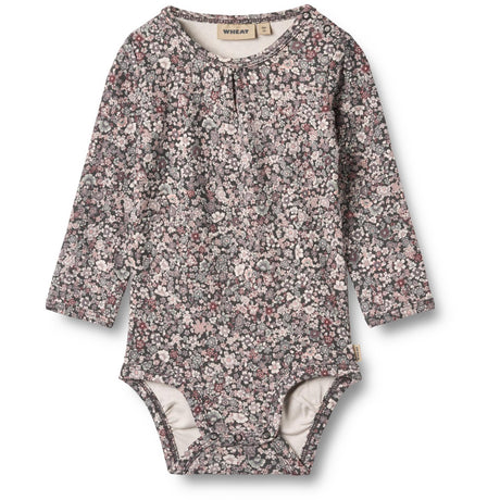 Wheat Purple Stone Flowers Body L/S Liv