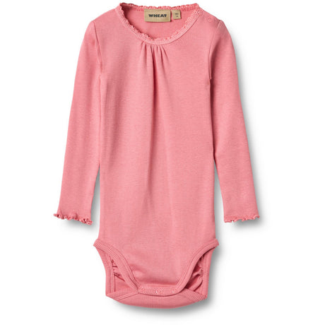 Wheat Soft Pink Rib Body L/S Lotta