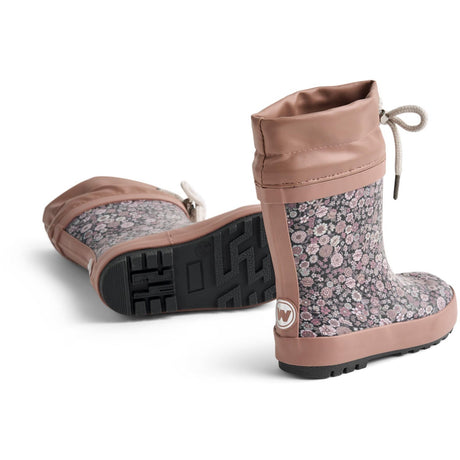 Wheat Black Sea Garden Rubber Støvler Thermo Print