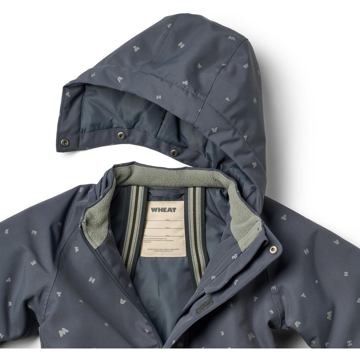 Wheat Greyblue Letters Flydress Miko