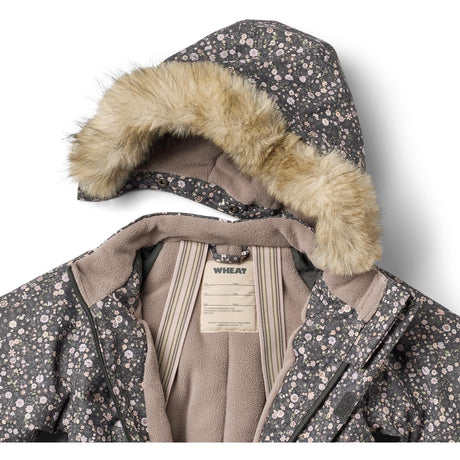 Wheat Black Sea Open Flowers Flydress Moe