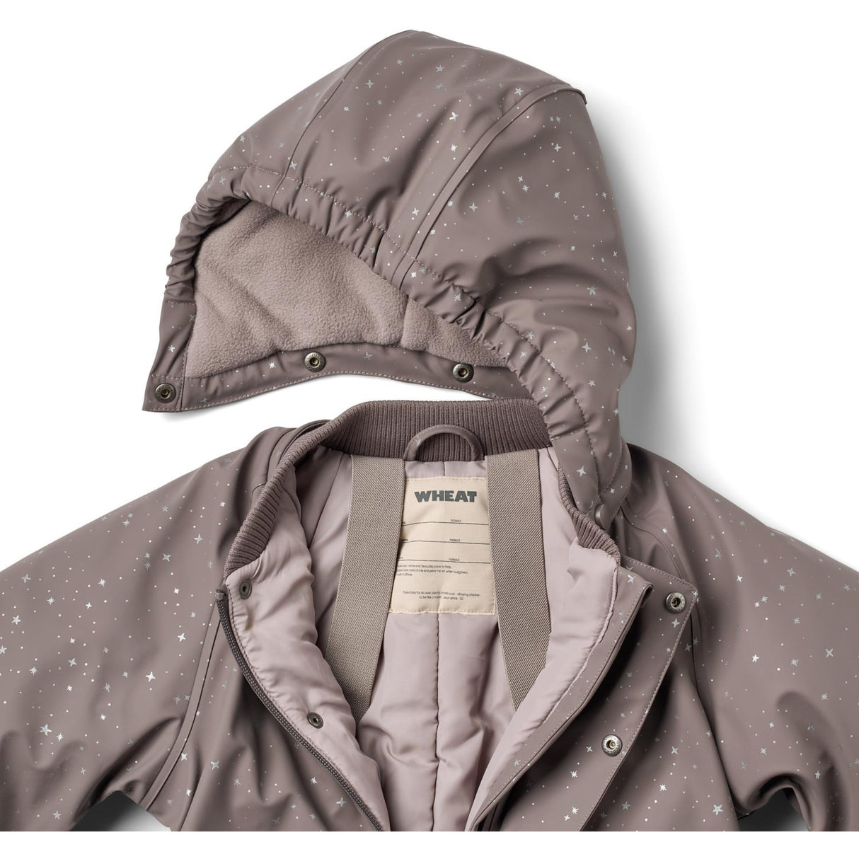 Wheat Purple Stone Stars Vinterdress Ludo