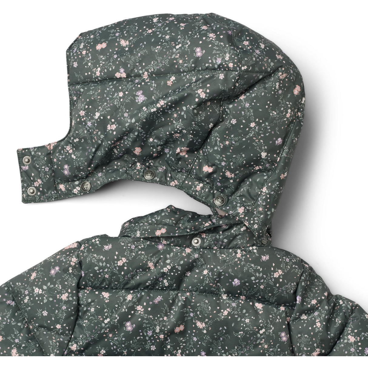 Wheat Forest Lake Checked Flowers Puffer Jakke Karla