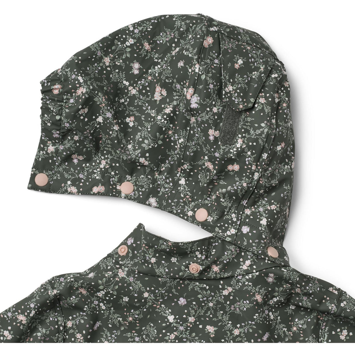 Wheat Forest Lake Checked Flowers Regntøy Ollo Jakke