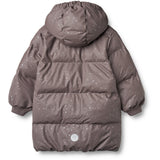 Wheat Purple Stone Stars PU Puffer Jakke Coast