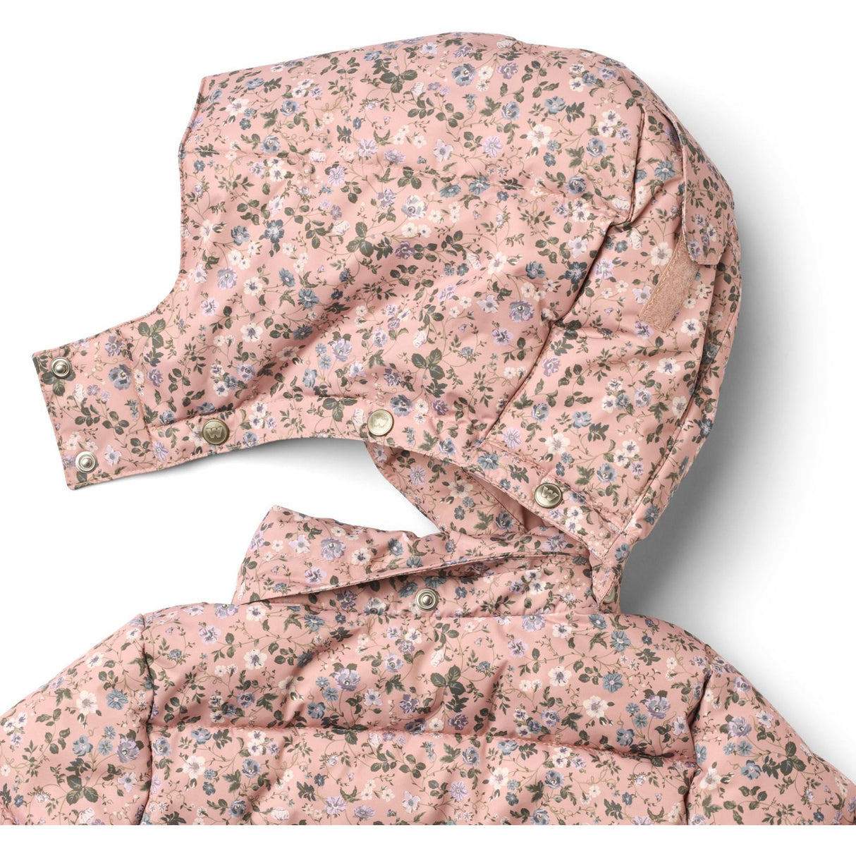 Wheat Rose Powder Flowers Puffer Frakk Yrsa