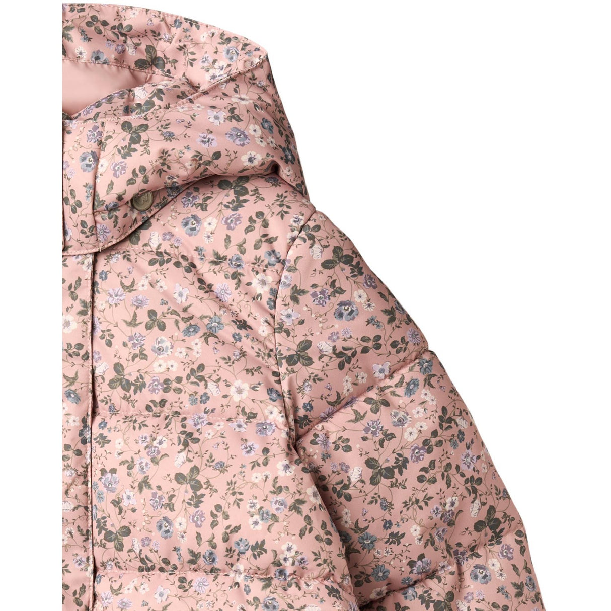 Wheat Rose Powder Flowers Puffer Frakk Yrsa