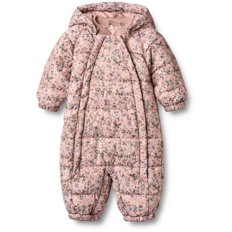 Wheat Rose Powder Flowers Puffer Baby Drakt Edem