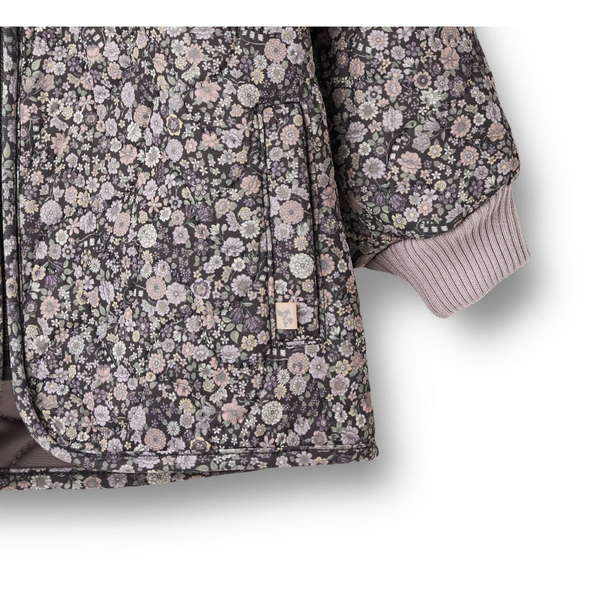 Wheat Black Sea Flowers Thermo Jakke Thilde