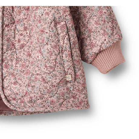 Wheat Soft Lavender Flowers Thermo Jakke Thilde