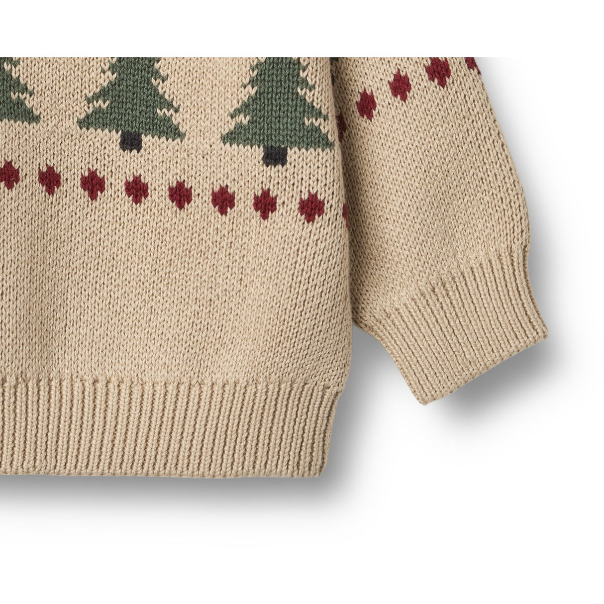 Wheat Warm Sand Jacquard Pullover Balou