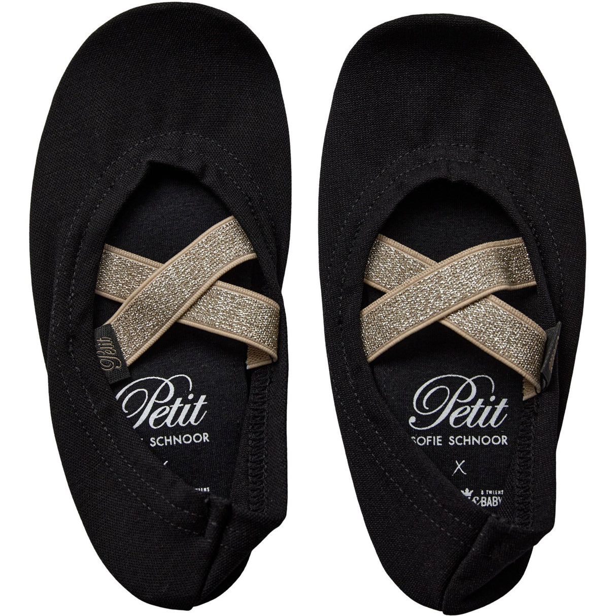 Sofie Schnoor x Luksusbaby Black turnsko
