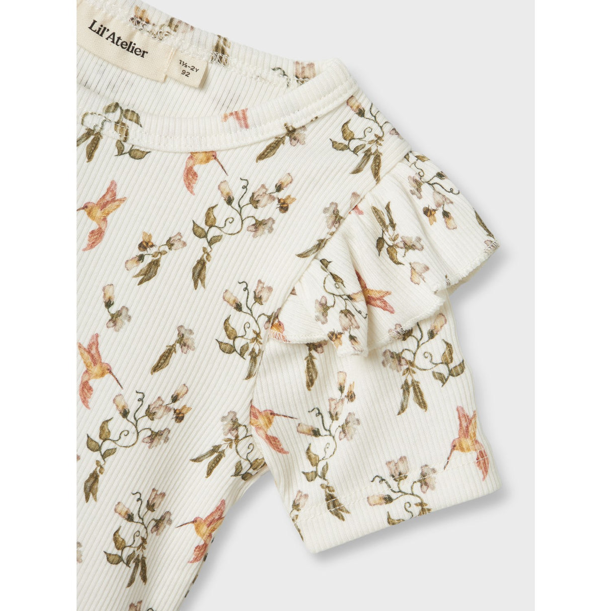 Lil'Atelier Coconut Milk Humming Bird Nmflavo Evo Ss Slim Topp Lil