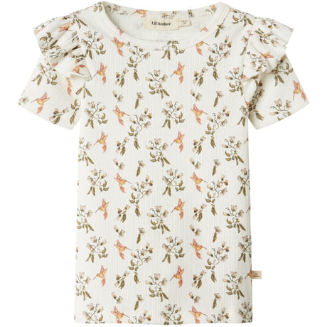 Lil'Atelier Coconut Milk Humming Bird Nmflavo Evo Ss Slim Topp Lil