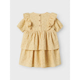 Lil'Atelier Sea Mist Nmffabioli Ss Loose Kjole Lil