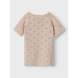 Lil'Atelier Morganite Nbfjola Ss Strikk Kjole Lil