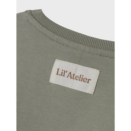Lil'Atelier Seagrass Nmmomads Ls Loose Sweat Lil
