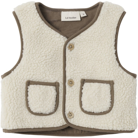 Lil'Atelier Turtledove Shitake Nbnlajo Loose Vest Lil