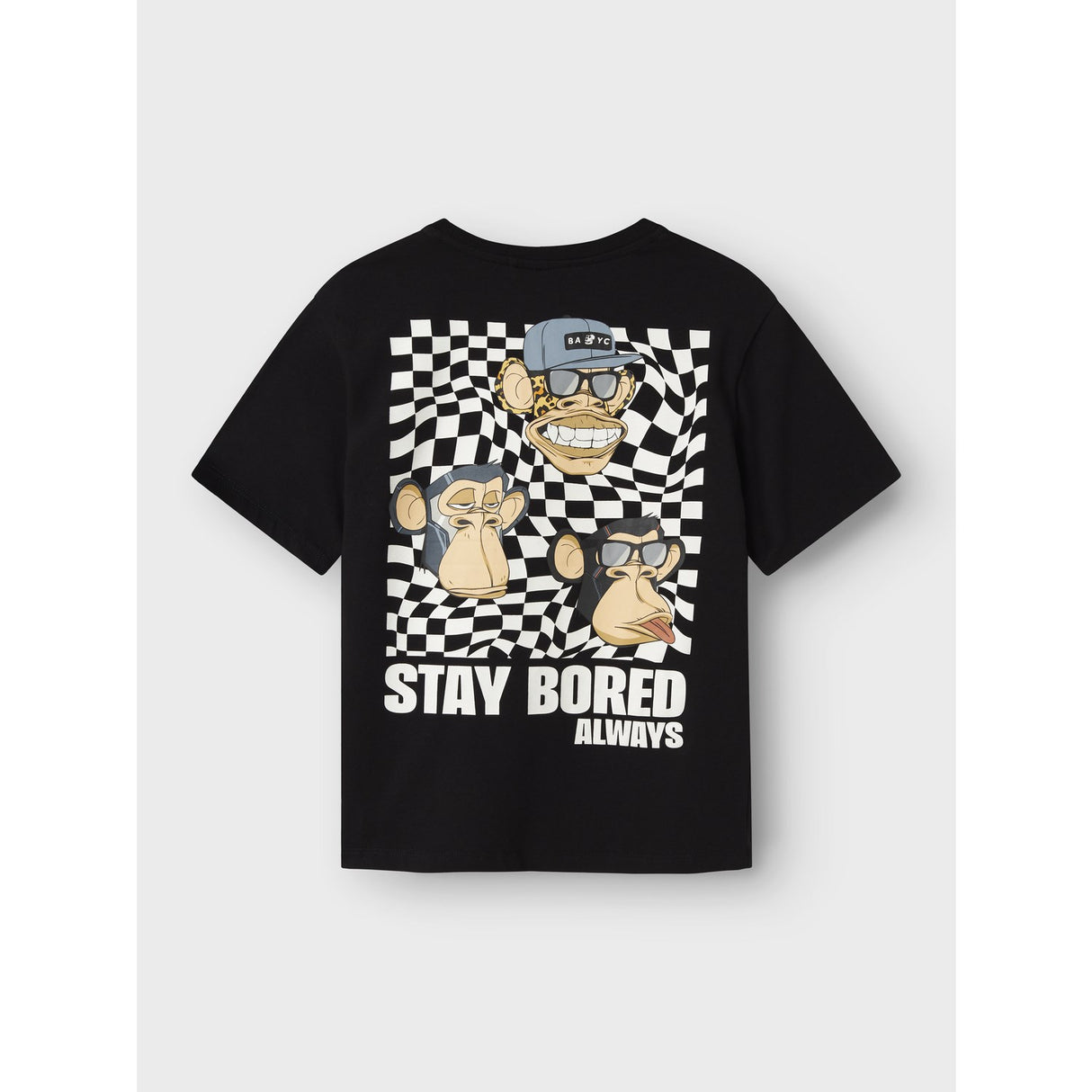 Name It Black Nkmjase Bod Nreg Ss Topp Box Sky