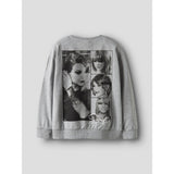 Name It Grey Melange Nkfjixis Cicons Rlx Sweat Unb Sky