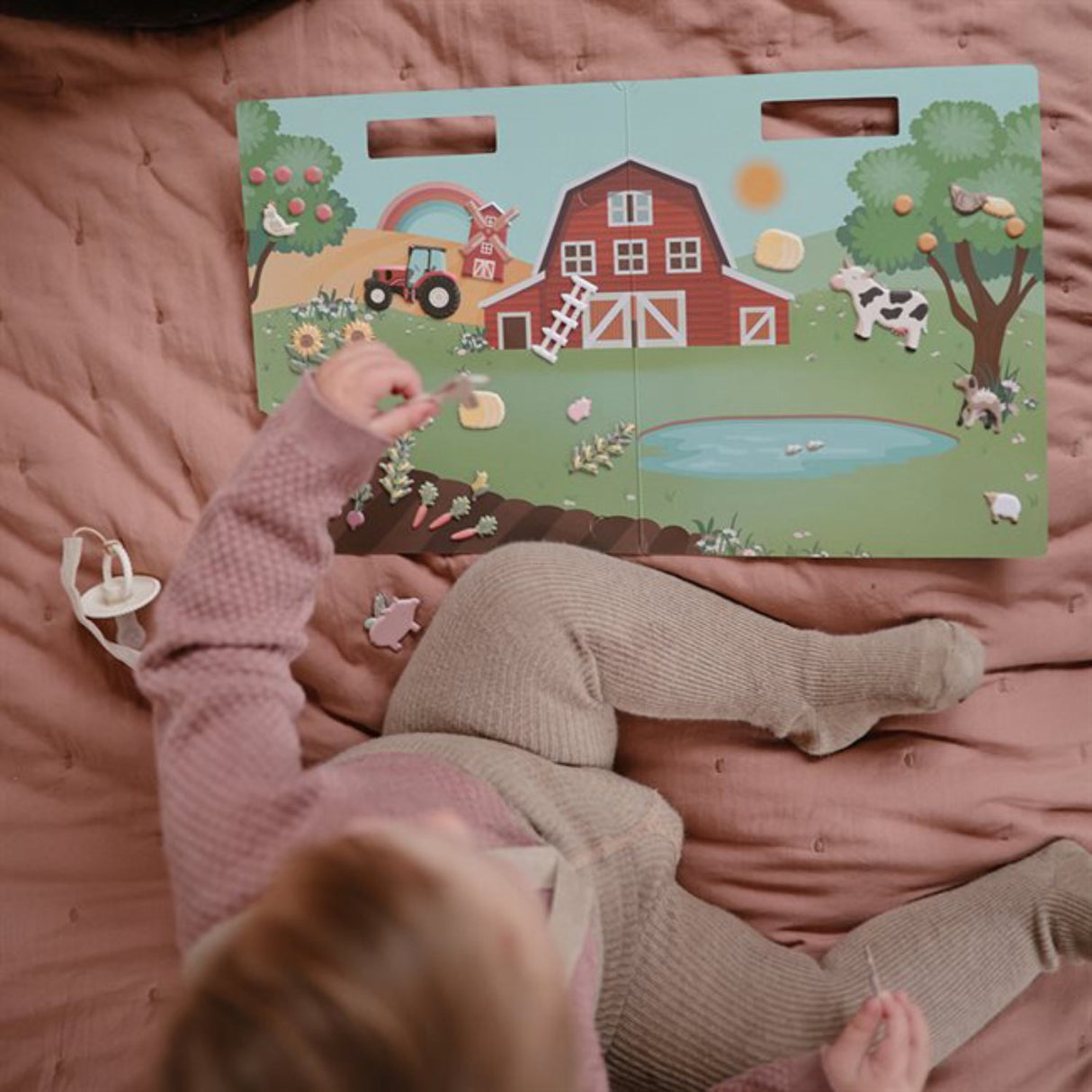 Mushie Farm Reusable Klistremerke Sett