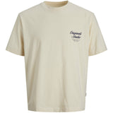 Jack & Jones Junior Antique White Jornorrebro Typo Tee Ss Crew Neck Sn Jnr