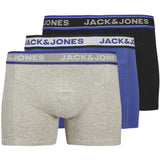 Jack & Jones Junior Black Jacchristian Solid Trunks 3 Pakke Sn Jnr