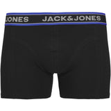 Jack & Jones Junior Black Jacchristian Solid Trunks 3 Pakke Sn Jnr