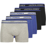 Jack & Jones Junior Black Jacchristian Solid Trunks 5 Pakke Jnr