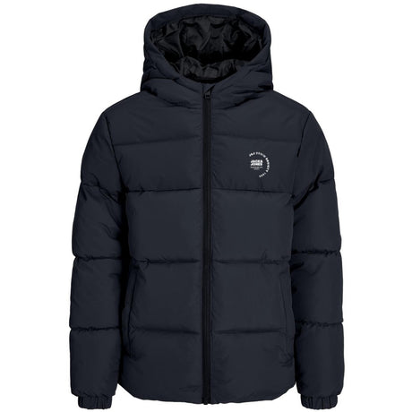 Jack & Jones Junior Sky Captain White Logo Jjmaze Logo Puffer Hette Jnr