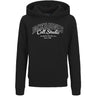Jack & Jones Junior Black Big Print Jjmakoto Sweat Hette Jnr