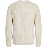 Jack & Jones Junior Silver Lining Melange Jprblusean Strikk Cable Crew Neck Jnr
