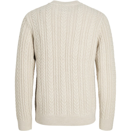 Jack & Jones Junior Silver Lining Melange Jprblusean Strikk Cable Crew Neck Jnr