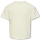 kids ONLY Cloud Dancer Friends/Cabernet Koggitta S/S Boxy Printed Topp Jrs