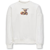 kids ONLY Egret Sport Kogbila L/S Ovz Bjørn O-Neck Swt Noos