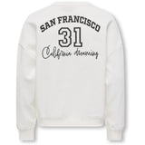 kids ONLY Egret Sport Kogbila L/S Ovz Bjørn O-Neck Swt Noos