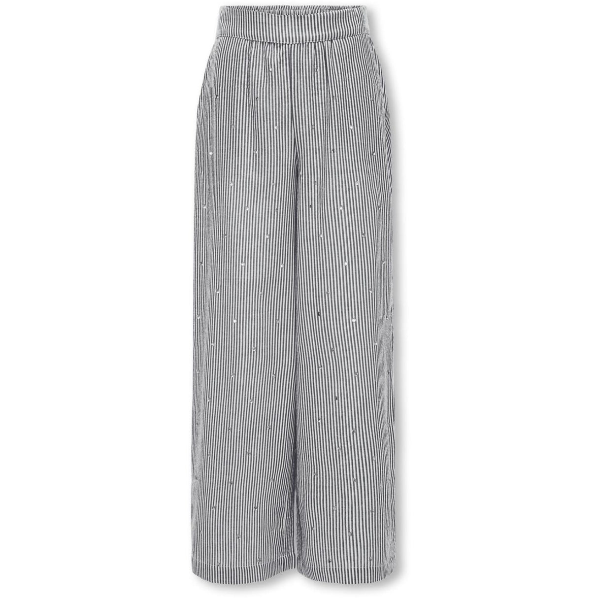 kids ONLY Bright White Naval Academy Kogsiv-Smilla Life Ls Rhinest. Bukser Cp